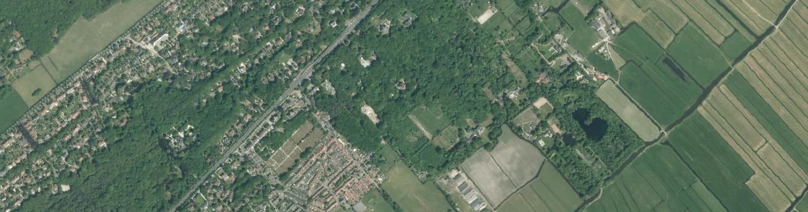 Luchtfoto van Oud-Clingendaal