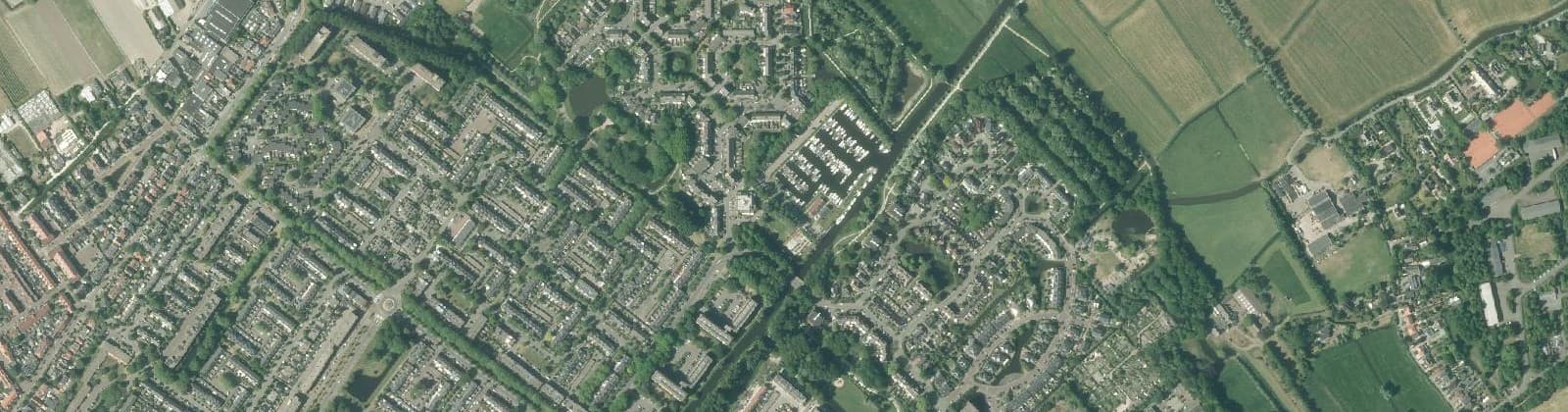 Luchtfoto van Weteringpark