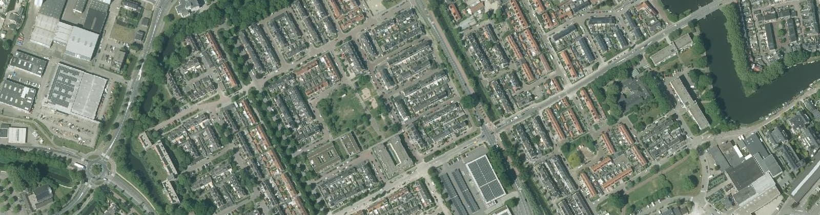 Luchtfoto van Bloemen- en Bomenkwartier