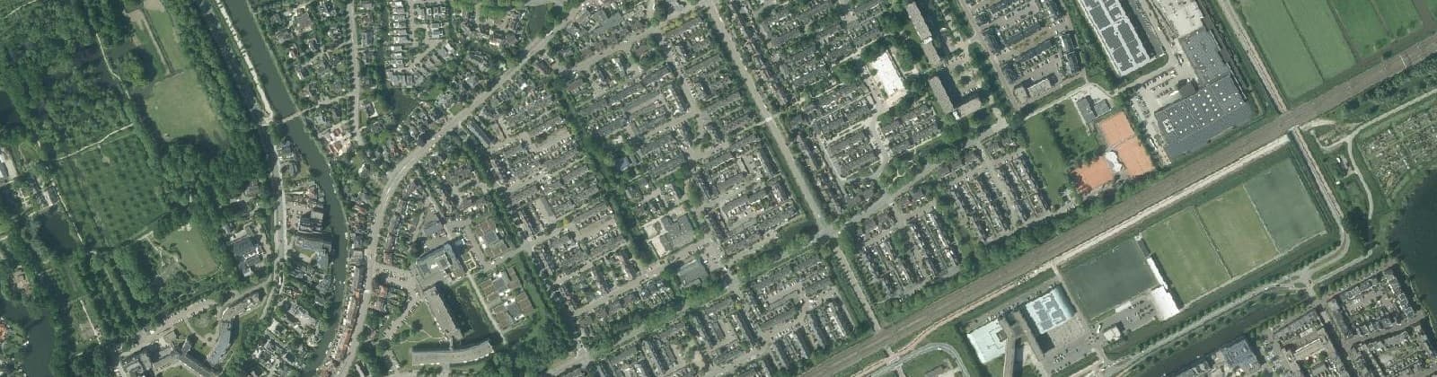 Luchtfoto van Staatsliedenkwartier