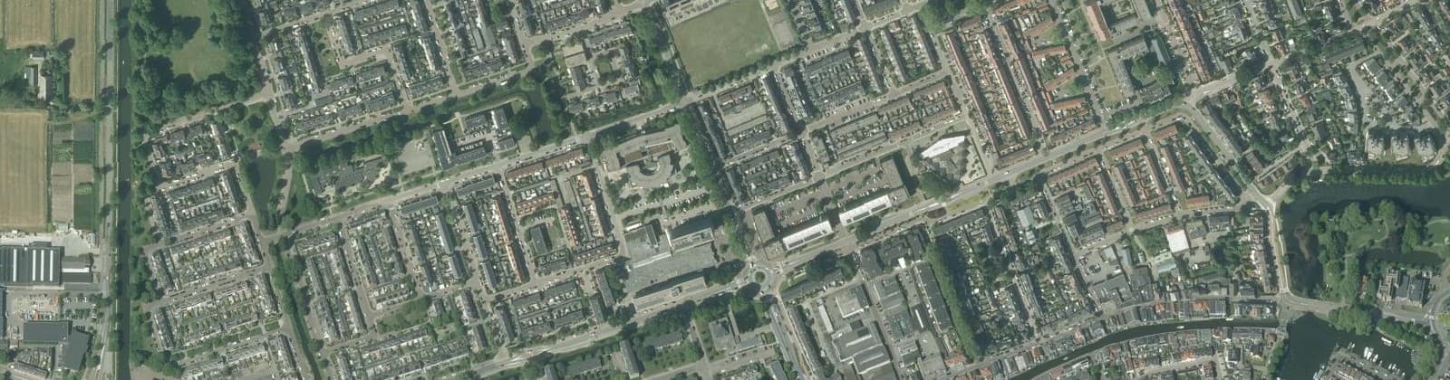 Luchtfoto van Schilderskwartier