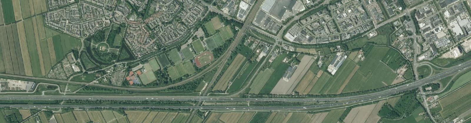 Luchtfoto van Kromwijk