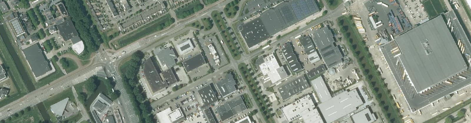 Luchtfoto van Bedrijventerrein Polanen