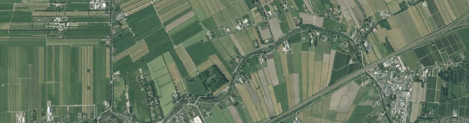 Luchtfoto van Geestdorp