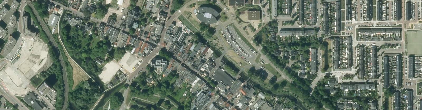 Luchtfoto van Dorpsstraat