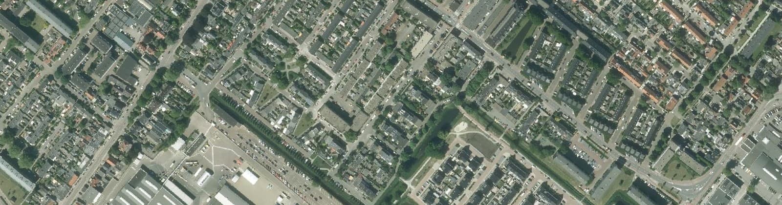 Luchtfoto van Schildersbuurt