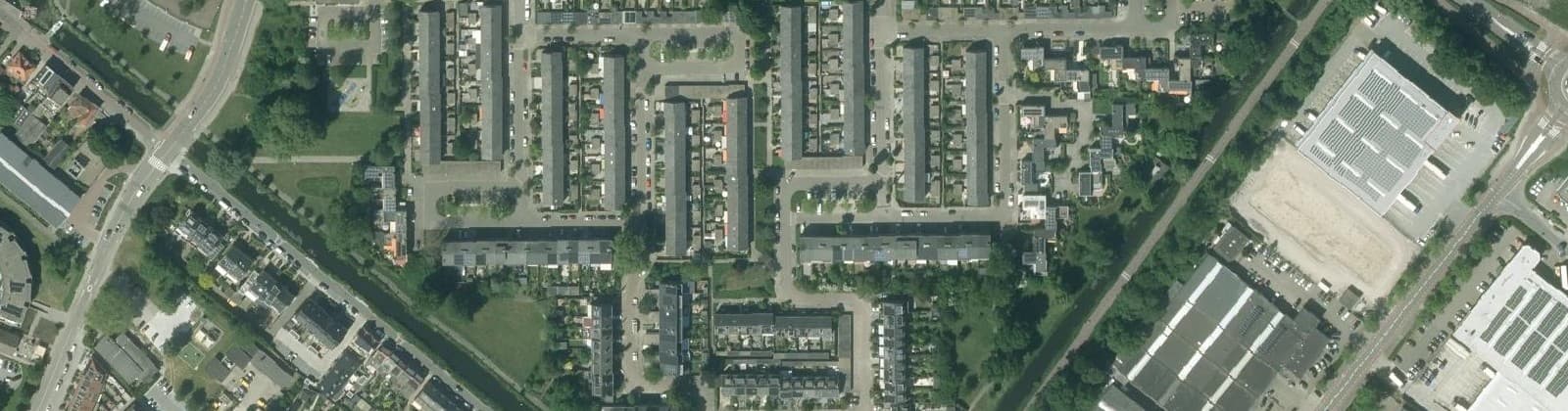 Luchtfoto van Geuzenbuurt