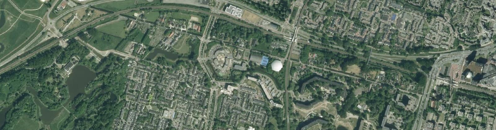 Luchtfoto van Voorweg