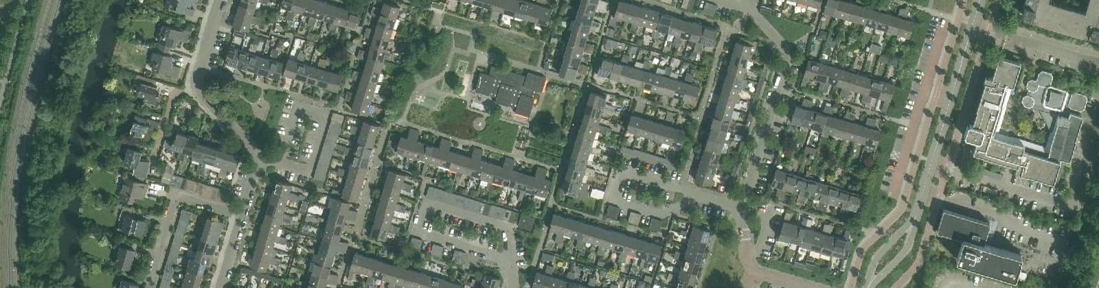 Luchtfoto van Waterbuurt laag
