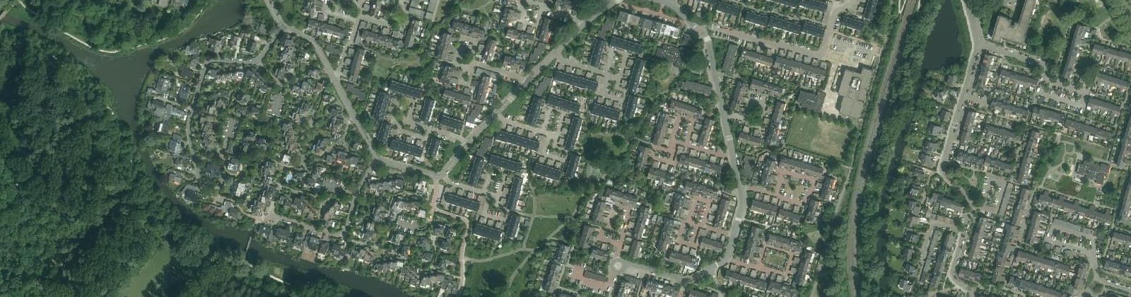 Luchtfoto van Landenbuurt