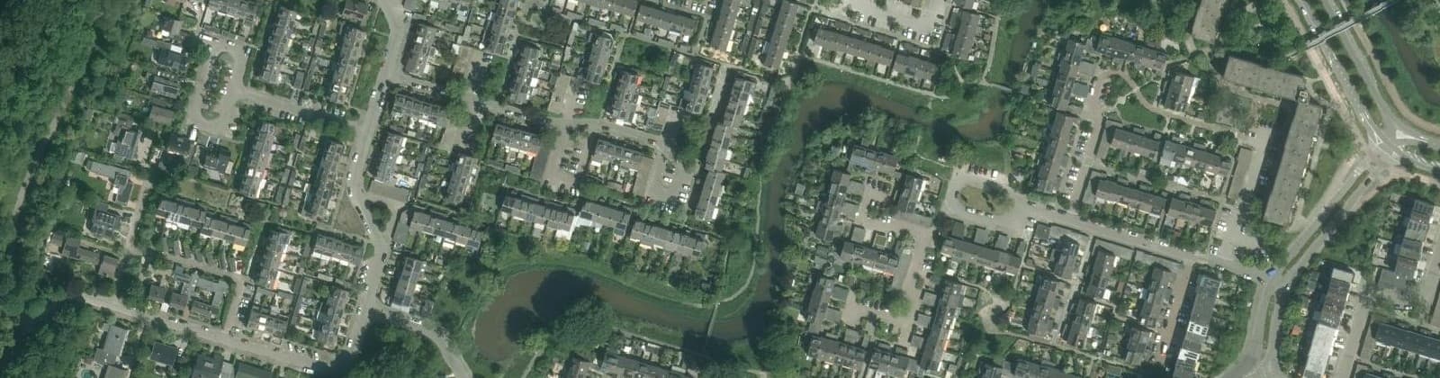 Luchtfoto van Bergenbuurt-Zuid