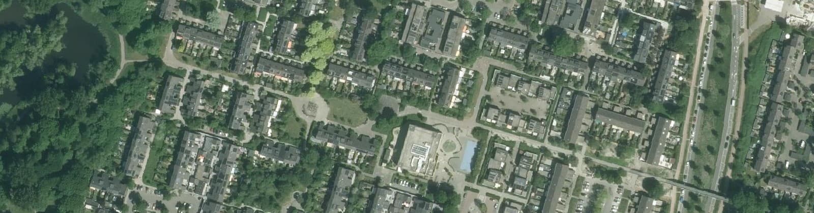 Luchtfoto van Bergenbuurt-Noord