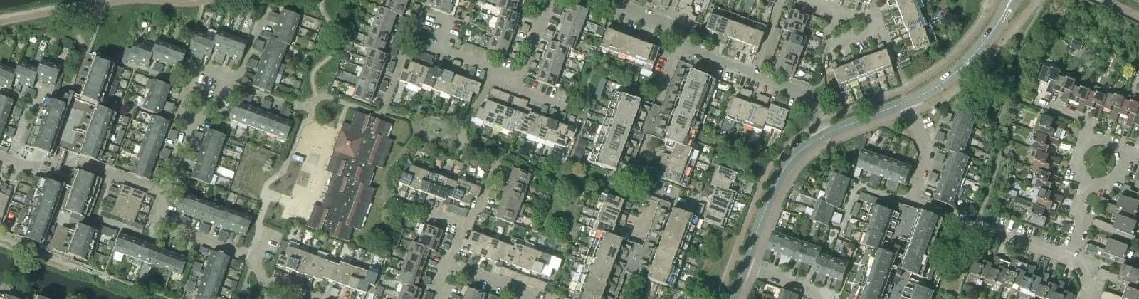 Luchtfoto van Rodenbuurt midden