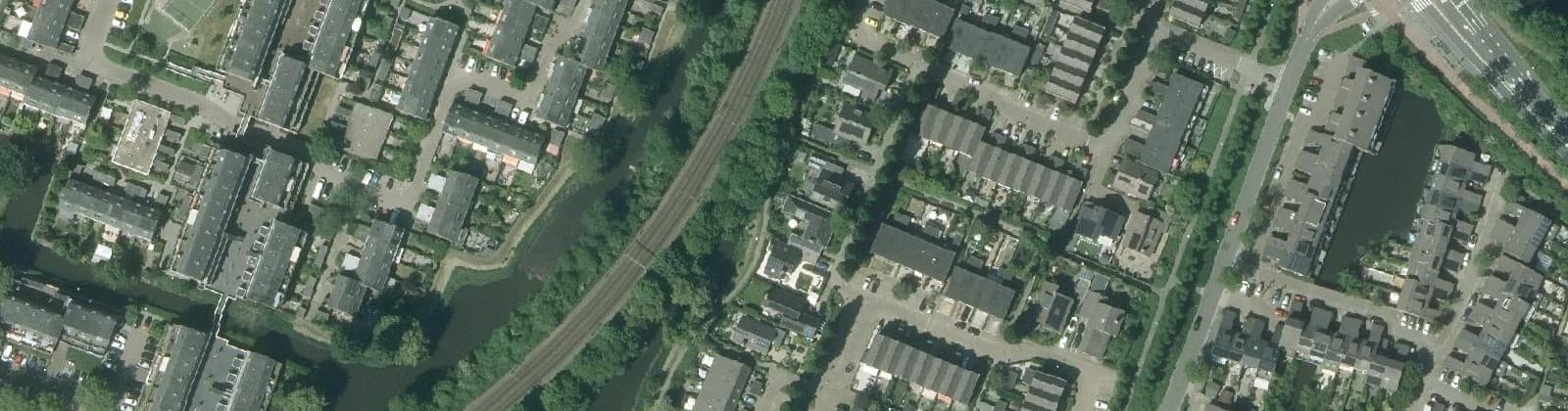 Luchtfoto van Hovenbuurt-Noord