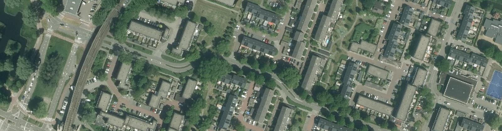 Luchtfoto van Hovenbuurt-Zuidwest