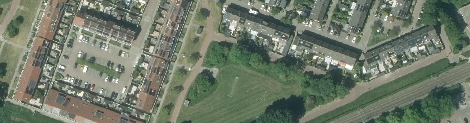 Luchtfoto van Rodenbuurt-Oost