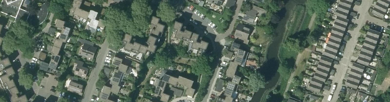 Luchtfoto van Hovenbuurt midden-West