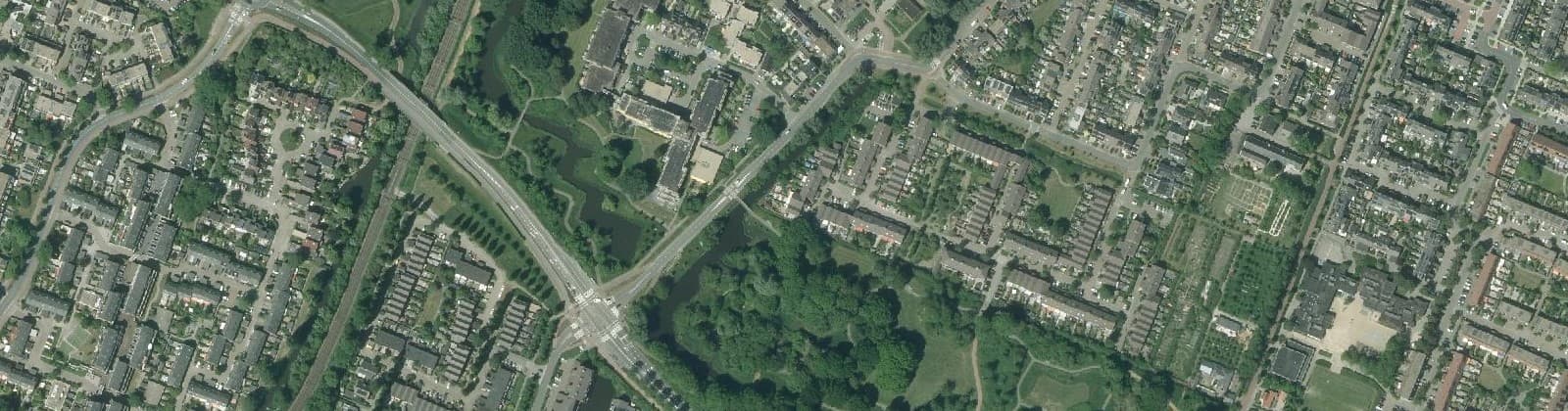 Luchtfoto van Strokenbuurt