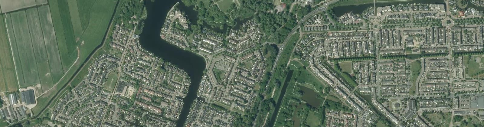 Luchtfoto van Redenbuurt