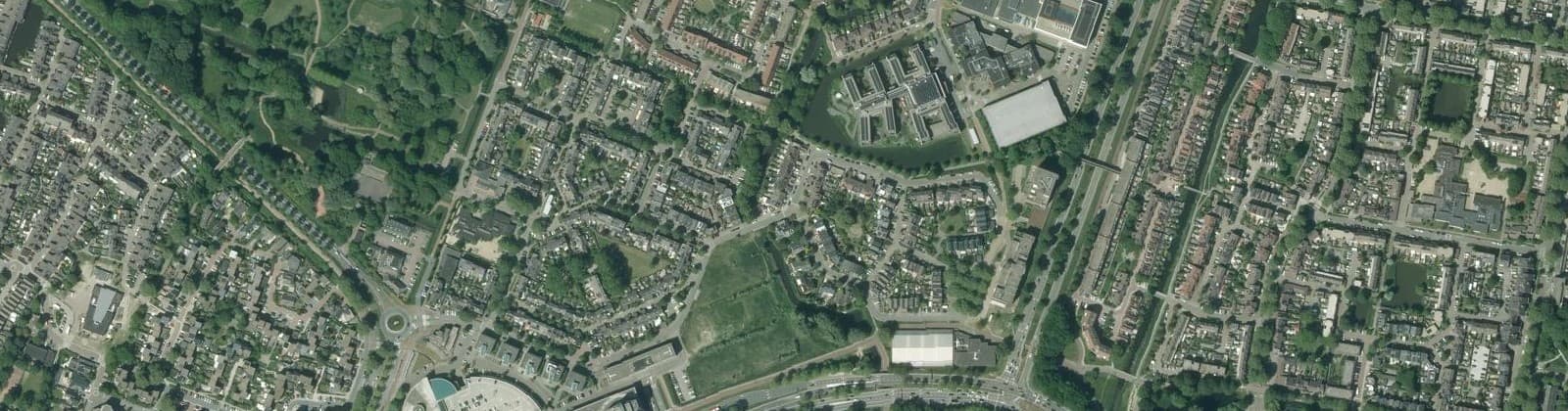 Luchtfoto van Schouwenbuurt-Noord