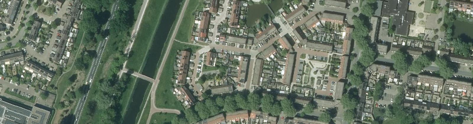 Luchtfoto van Veldenbuurt-West