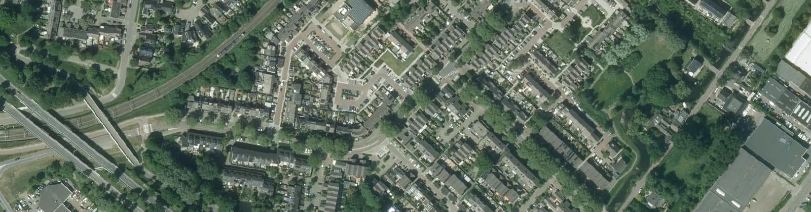 Luchtfoto van Gaardenbuurt