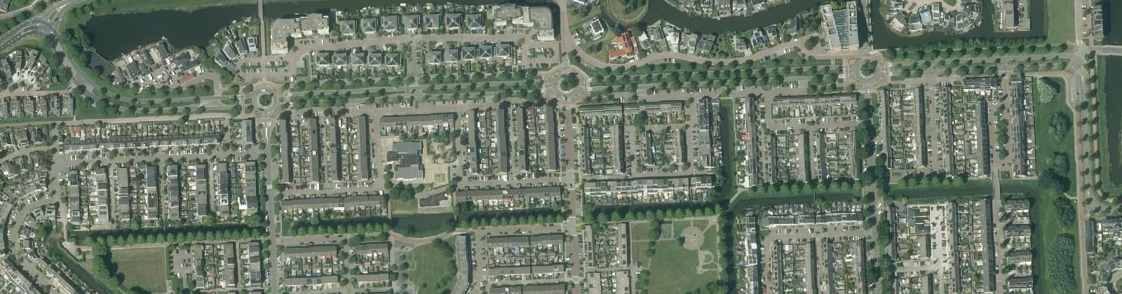 Luchtfoto van Plannenbuurt-Noord