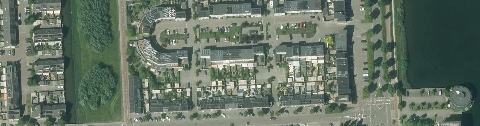 Luchtfoto van Schansenbuurt-Noord