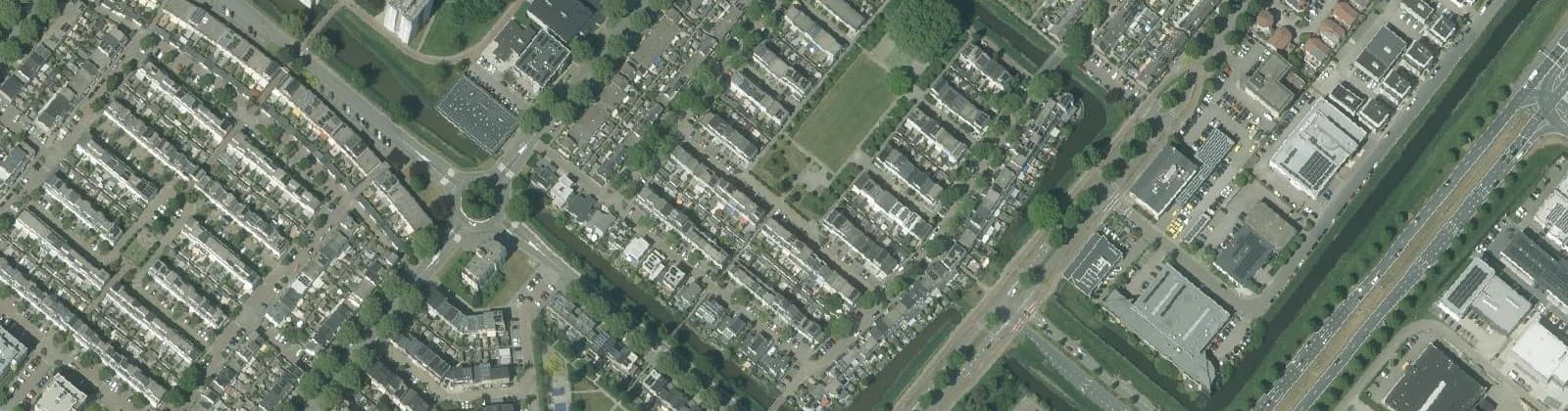 Luchtfoto van Blauwenbuurt