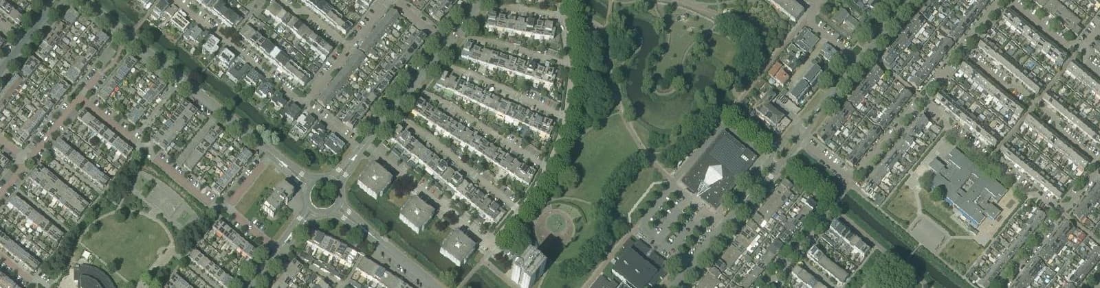 Luchtfoto van Groenenbuurt