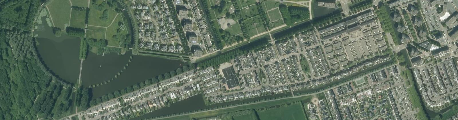 Luchtfoto van Zomenbuurt