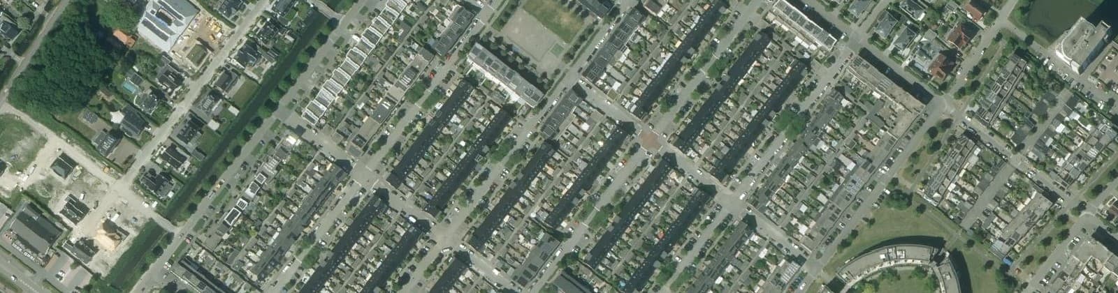 Luchtfoto van Zuid-Hollandbuurt-Noordwest