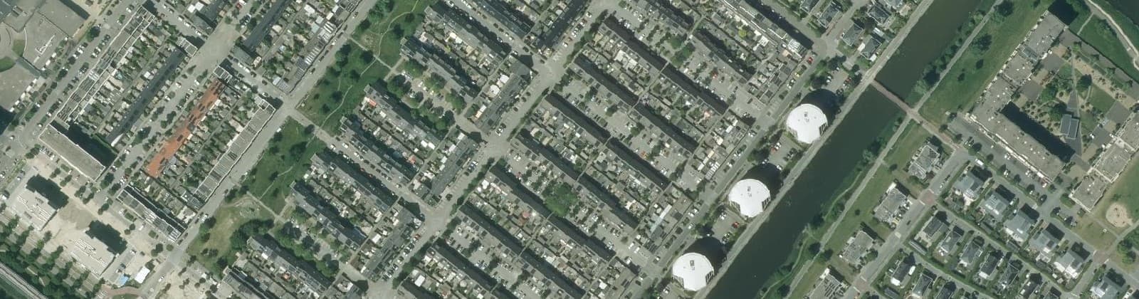 Luchtfoto van Zuid-Hollandbuurt-Noordoost