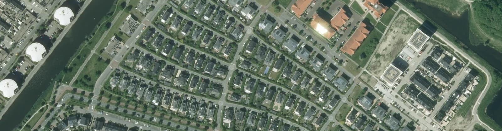 Luchtfoto van Stromenbuurt-Noordwest