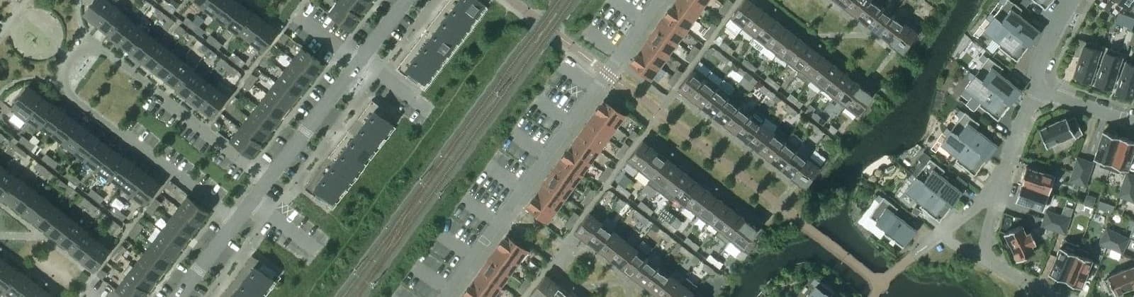 Luchtfoto van Eilandenbuurt midden