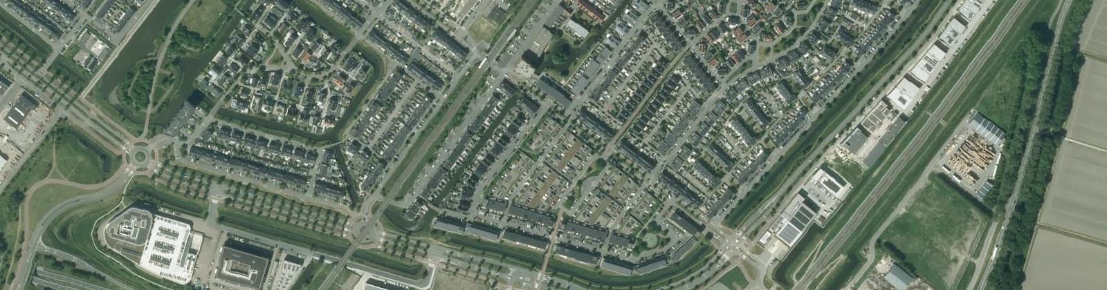 Luchtfoto van Eilandenbuurt-Zuidoost