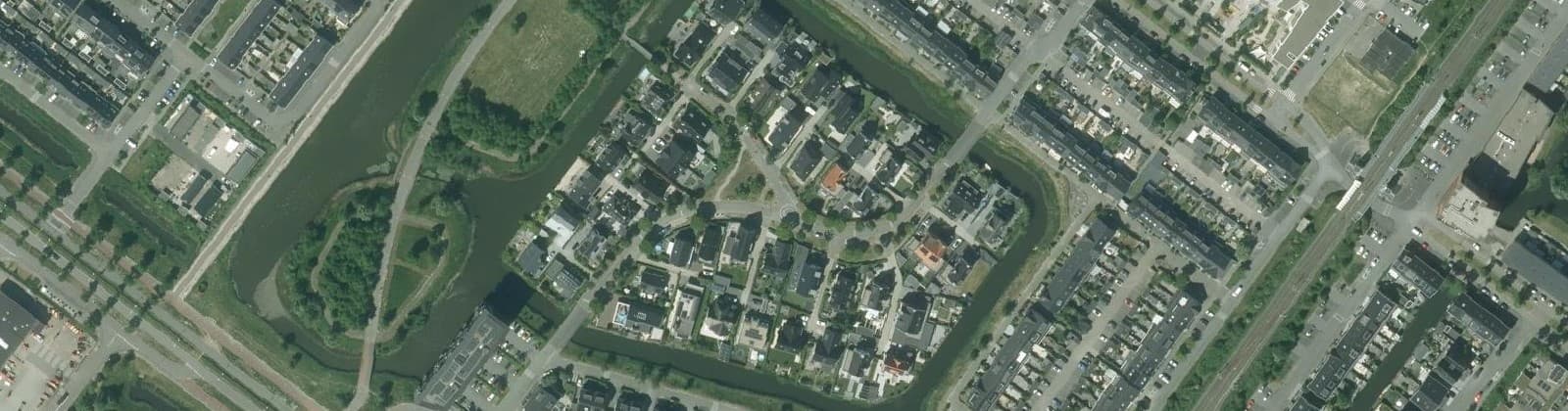 Luchtfoto van Eilandenbuurt-Zuidwest