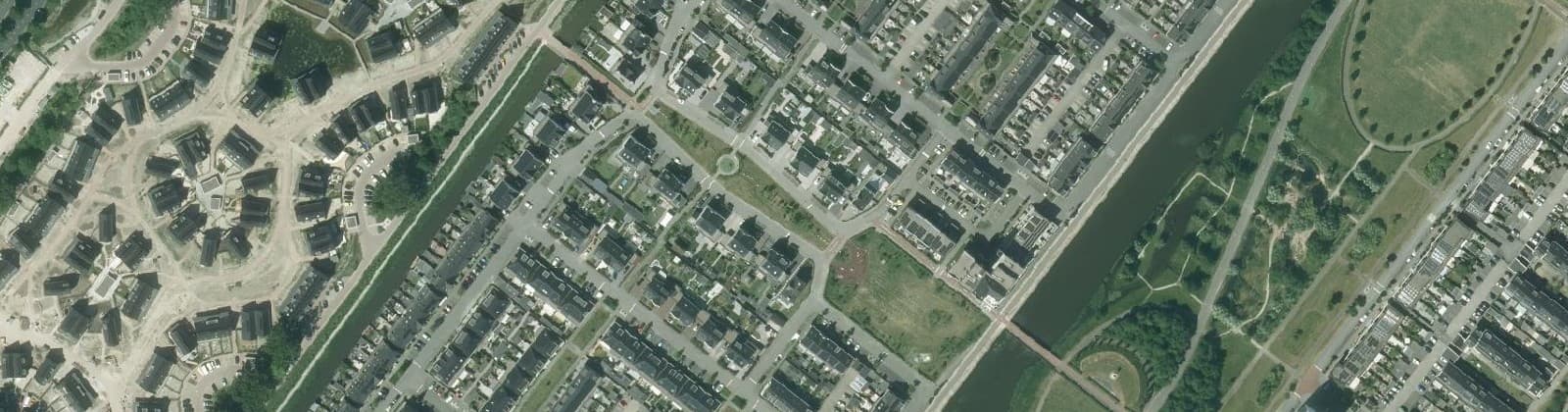 Luchtfoto van Merenbuurt-Oost