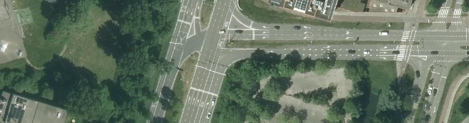Luchtfoto van Oost 1