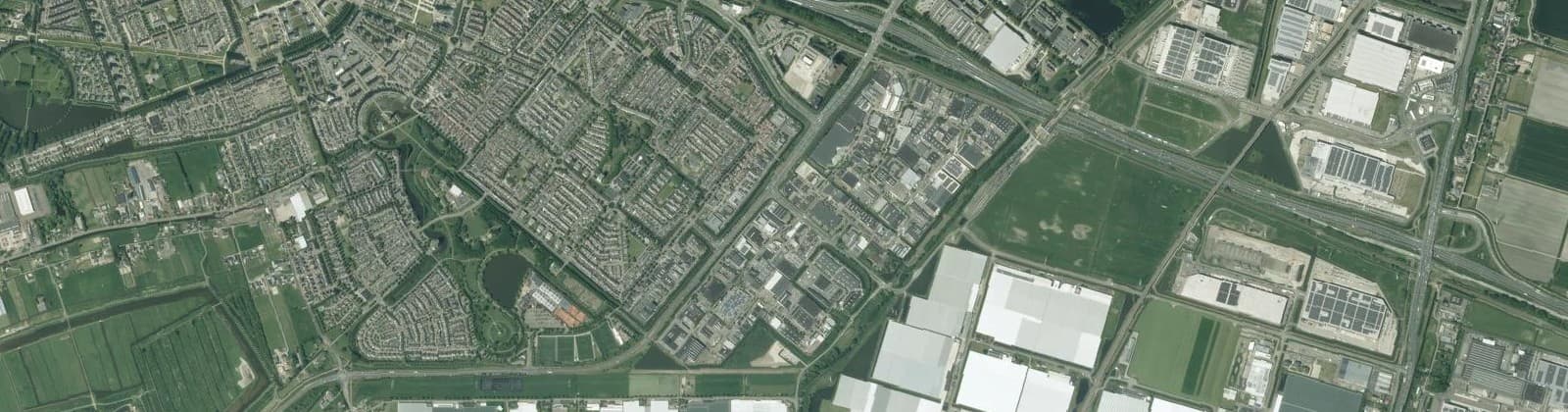 Luchtfoto van Lansinghage-Oost