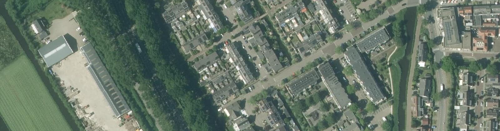 Luchtfoto van Bloemenweide