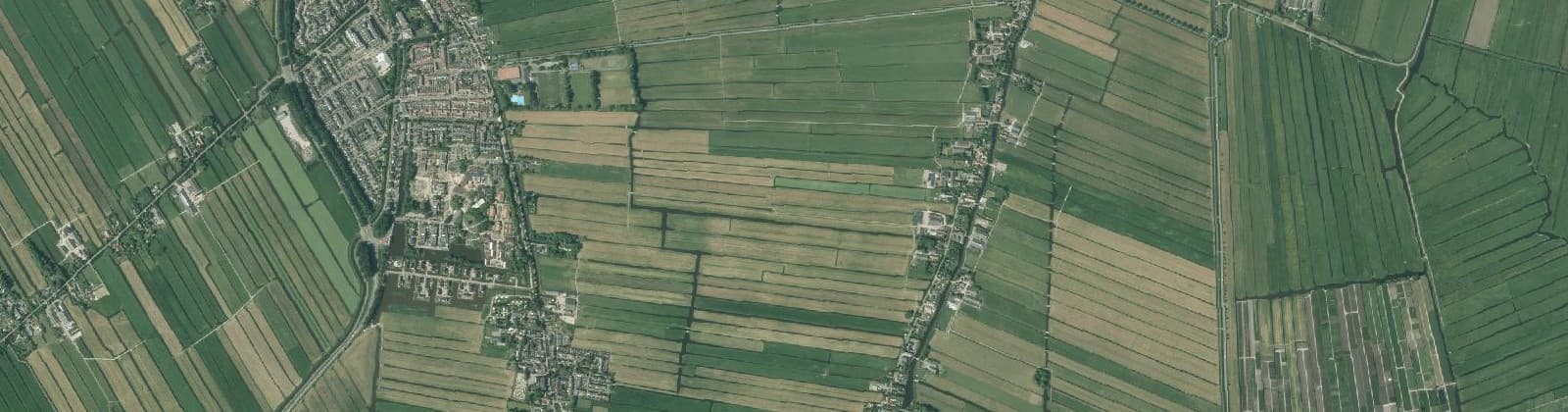 Luchtfoto van Verspreide huizen