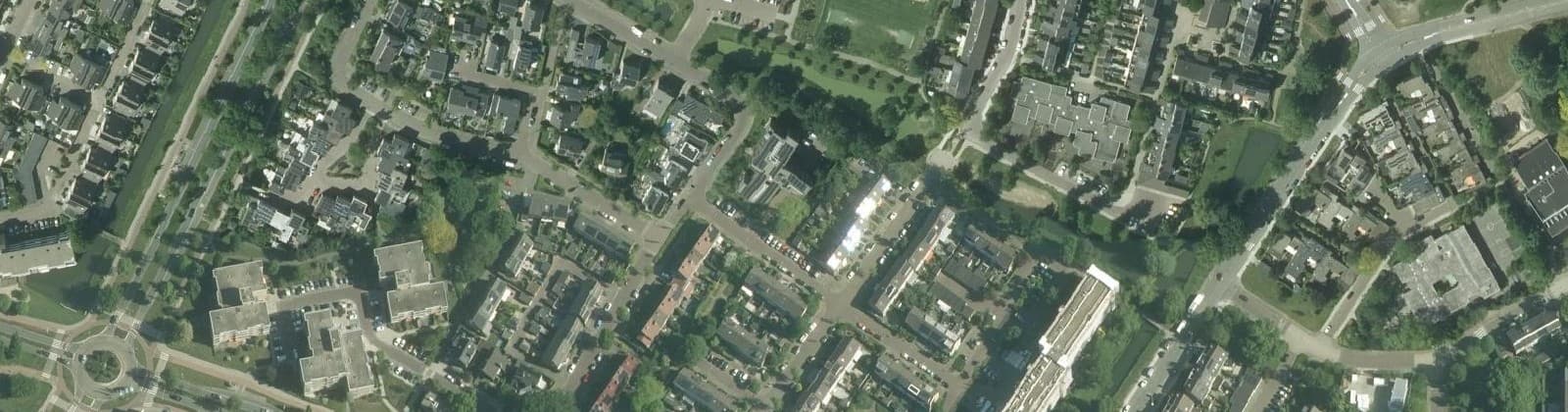 Luchtfoto van Europesebuurt