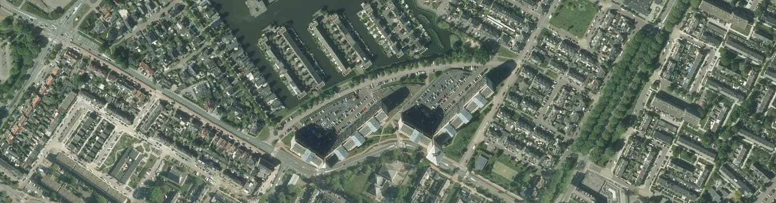 Luchtfoto van Eem- en Zonnestein