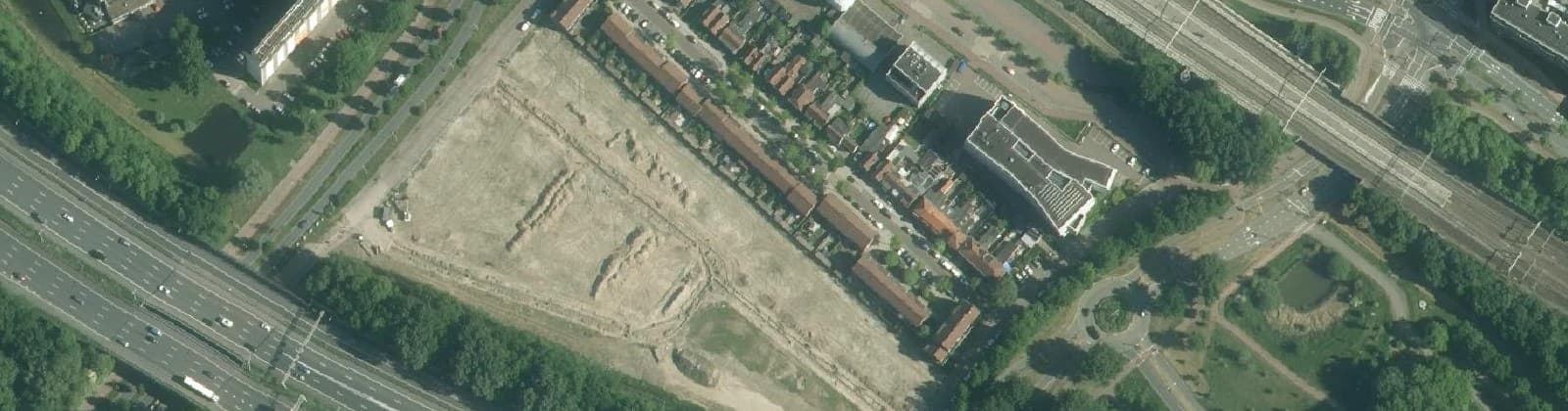 Luchtfoto van Corridor-Oost