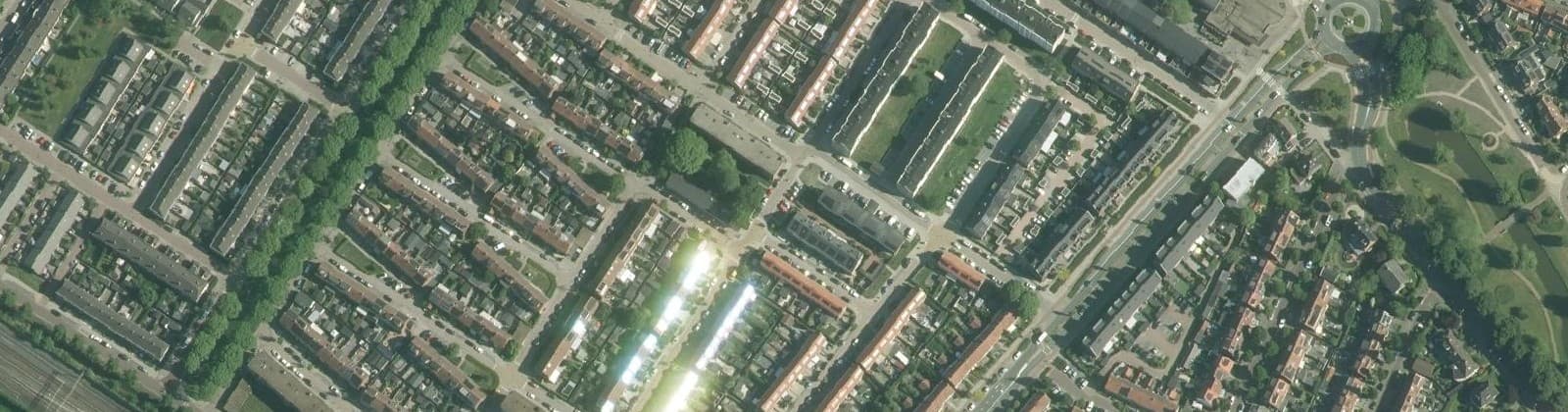 Luchtfoto van Schildersbuurt