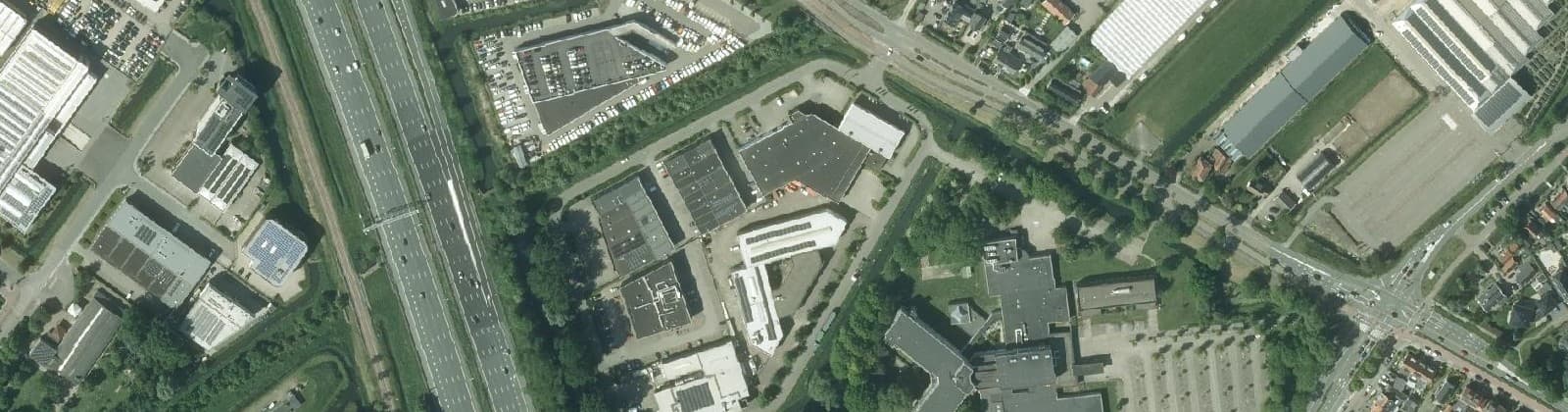 Luchtfoto van Ter Steeghe