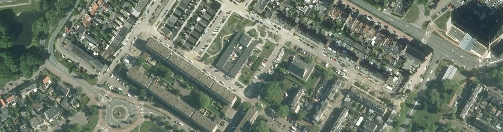 Luchtfoto van Pilotenbuurt