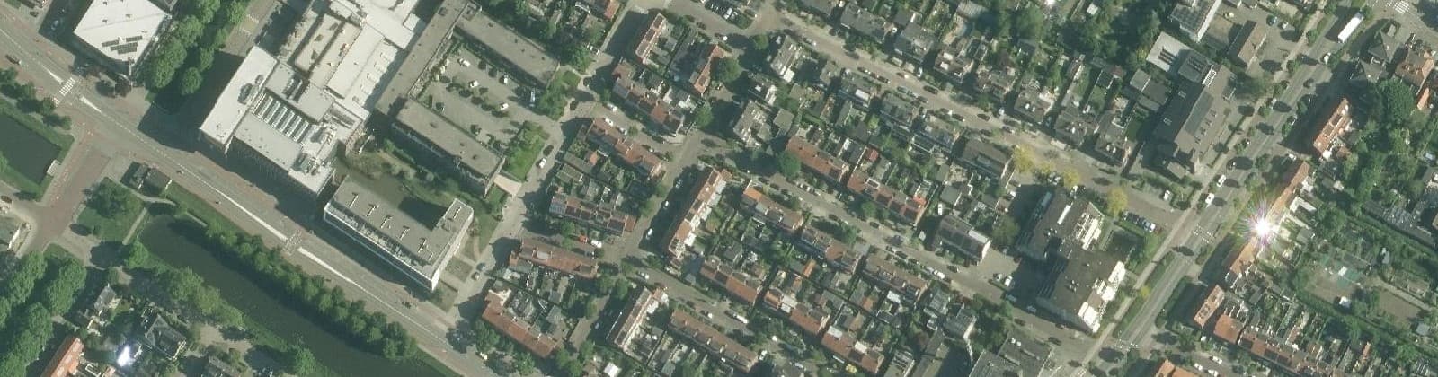 Luchtfoto van Prinsessenbuurt