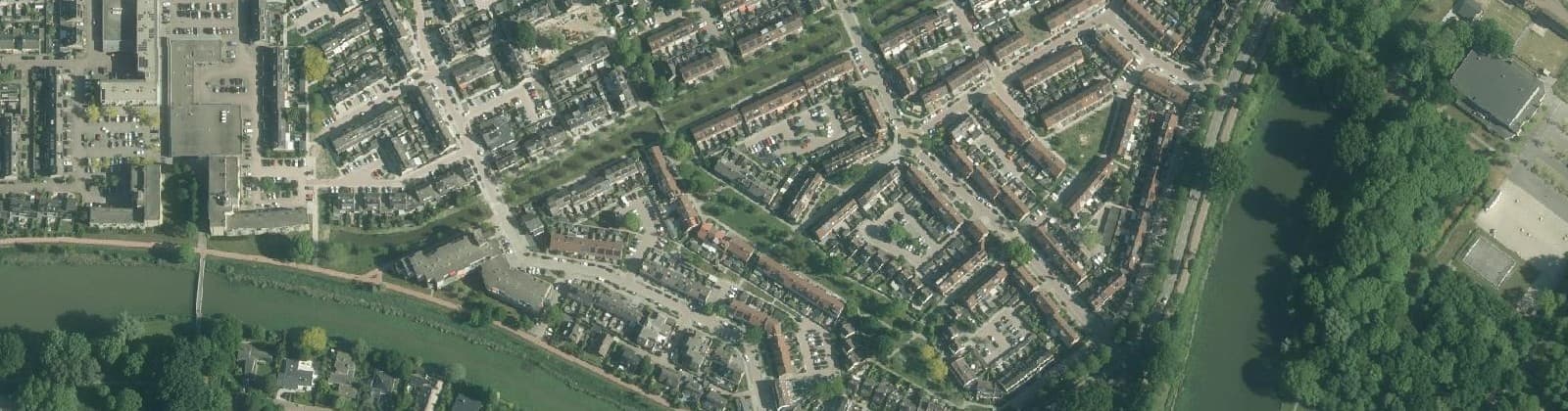 Luchtfoto van Componistenbuurt-Zuid